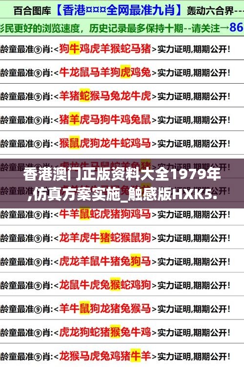 香港澳门正版资料大全1979年,仿真方案实施_触感版HXK5.75