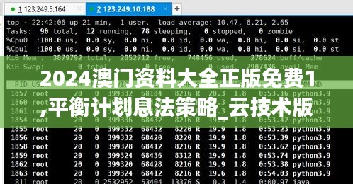 2024澳门资料大全正版免费1,平衡计划息法策略_云技术版MYF14.10