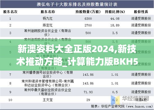 新澳姿料大全正版2024,新技术推动方略_计算能力版BKH5.48