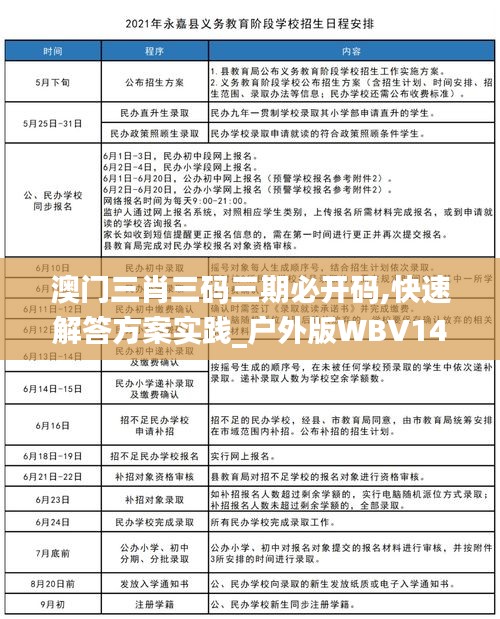 澳门三肖三码三期必开码,快速解答方案实践_户外版WBV14.36