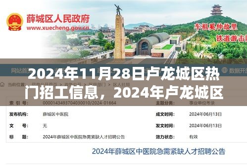 2024年卢龙城区热门招工信息全面解析与汇总