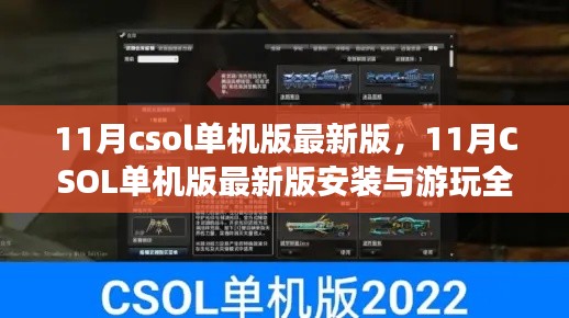 CSOL单机版最新版全攻略，从安装到进阶的入门指南（11月最新版）