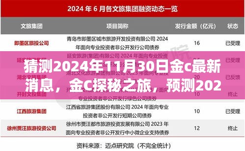 2024金秋探秘金C秘境，自然与心灵的远离尘嚣之旅