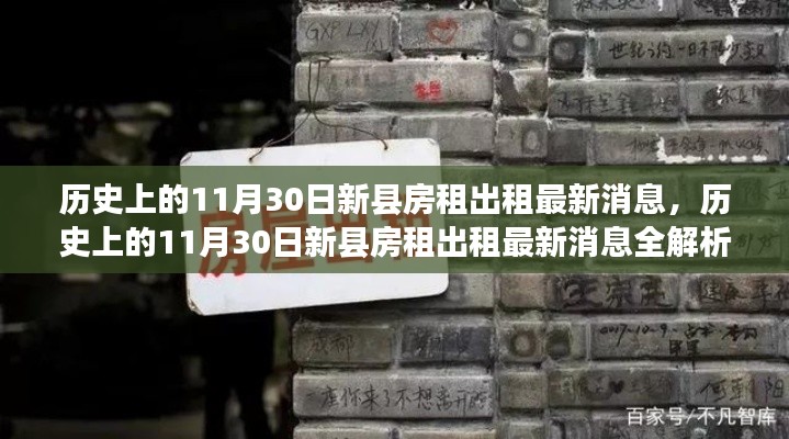 历史上的11月30日新县房租出租最新消息详解，获取与筛选房源全攻略