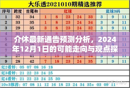 介休未来走向预测分析，2024年12月1日通告观点探讨与趋势展望