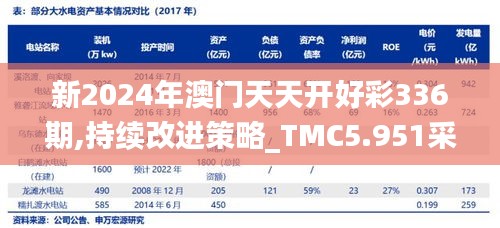 新2024年澳门天天开好彩336期,持续改进策略_TMC5.951采购版