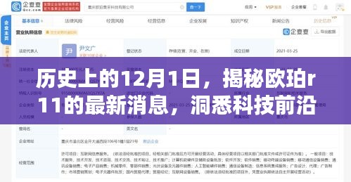 揭秘欧珀R11最新消息，科技前沿动态回顾历史上的12月1日