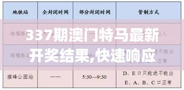 337期澳门特马最新开奖结果,快速响应策略方案_云端版26.991-1