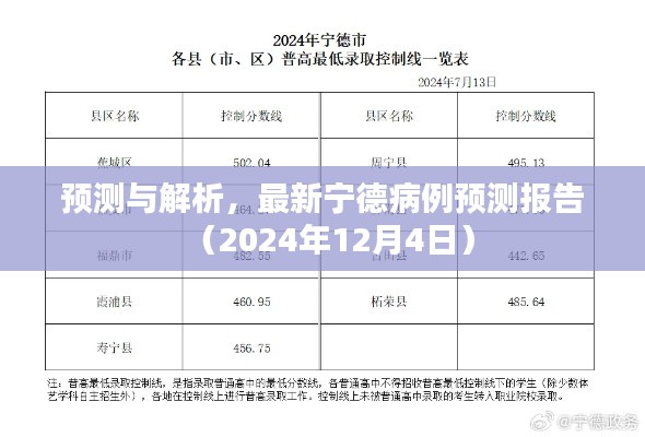 最新宁德病例预测报告发布，预测与解析（2024年12月4日）