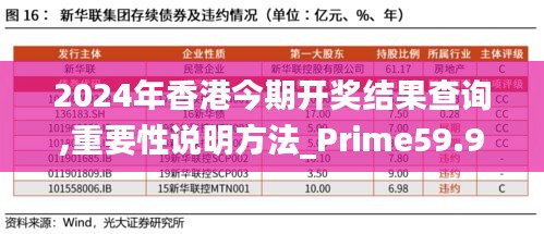 2024年香港今期开奖结果查询,重要性说明方法_Prime59.975