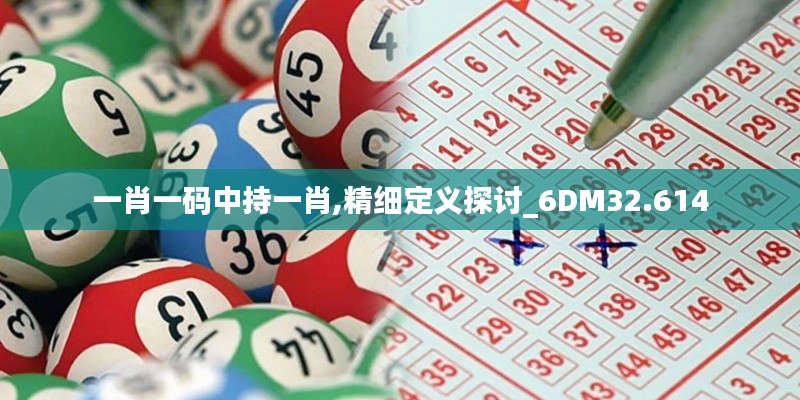 一肖一码中持一肖,精细定义探讨_6DM32.614