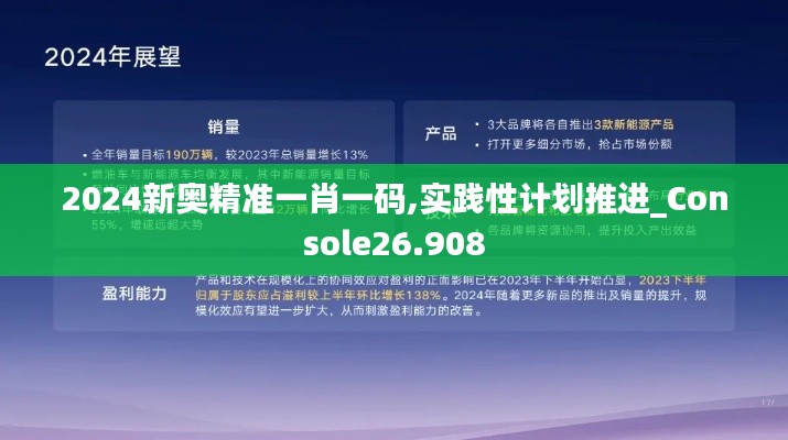 2024新奥精准一肖一码,实践性计划推进_Console26.908