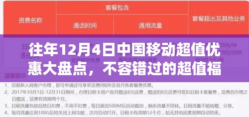 中国移动年终超值优惠大盘点，不容错过的福利盛宴！