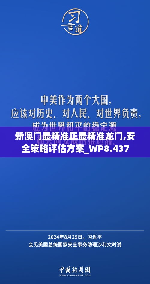 新澳门最精准正最精准龙门,安全策略评估方案_WP8.437