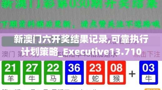 新澳门六开奖结果记录,可靠执行计划策略_Executive13.710