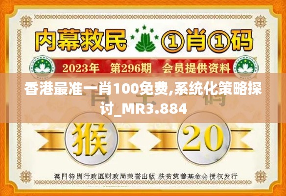 香港最准一肖100免费,系统化策略探讨_MR3.884