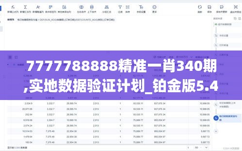 7777788888精准一肖340期,实地数据验证计划_铂金版5.436