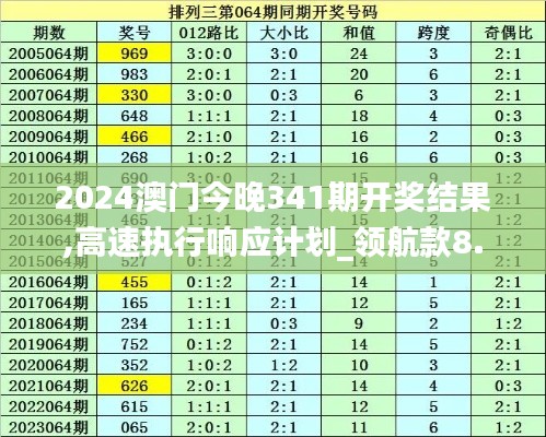 2024澳门今晚341期开奖结果,高速执行响应计划_领航款8.785