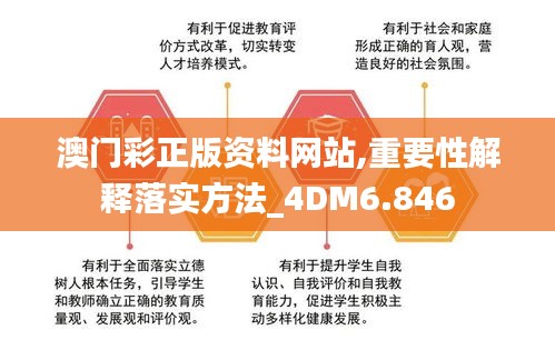 澳门彩正版资料网站,重要性解释落实方法_4DM6.846