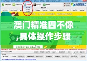 澳门精准四不像,具体操作步骤指导_试用版8.598