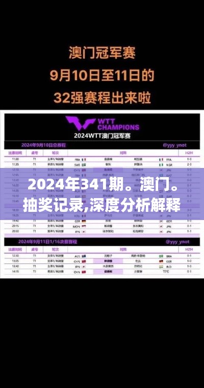 2024年341期。澳门。抽奖记录,深度分析解释定义_豪华版3.513