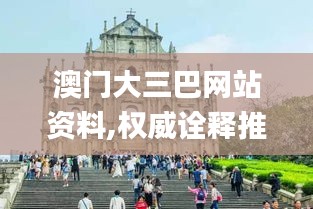 澳门大三巴网站资料,权威诠释推进方式_Plus6.618