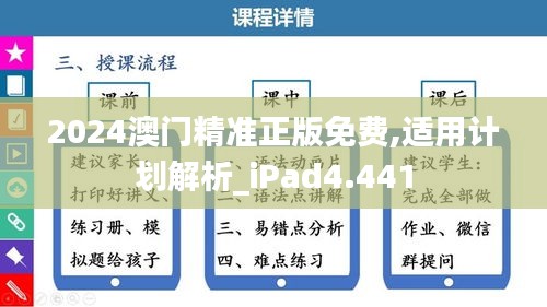 2024澳门精准正版免费,适用计划解析_iPad4.441