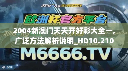 2004新澳门天天开好彩大全一,广泛方法解析说明_HD10.210