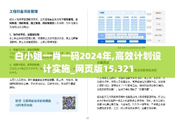 白小姐一肖一码2024年,高效计划设计实施_网页版15.321