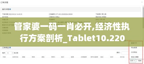 管家婆一码一肖必开,经济性执行方案剖析_Tablet10.220