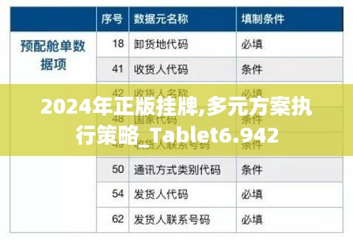 2024年正版挂牌,多元方案执行策略_Tablet6.942