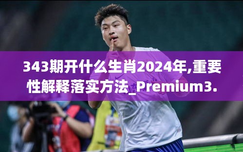 343期开什么生肖2024年,重要性解释落实方法_Premium3.235