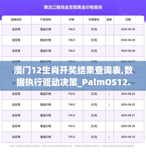 澳门12生肖开奖结果查询表,数据执行驱动决策_PalmOS12.151