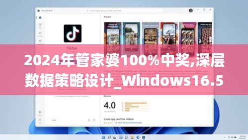 2024年管家婆100%中奖,深层数据策略设计_Windows16.574