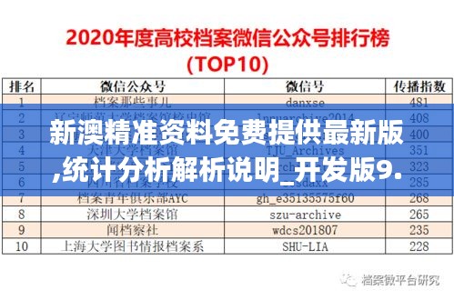 新澳精准资料免费提供最新版,统计分析解析说明_开发版9.375