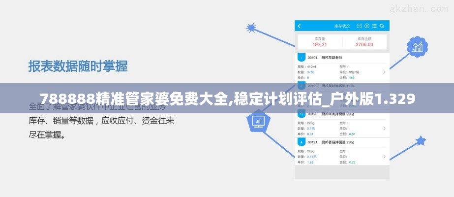 788888精准管家婆免费大全,稳定计划评估_户外版1.329