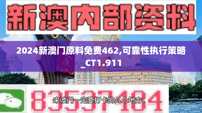 2024新澳门原料免费462,可靠性执行策略_CT1.911