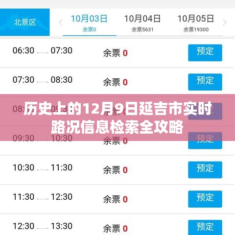 延吉市实时路况信息检索全攻略，历史12月9日路况回顾