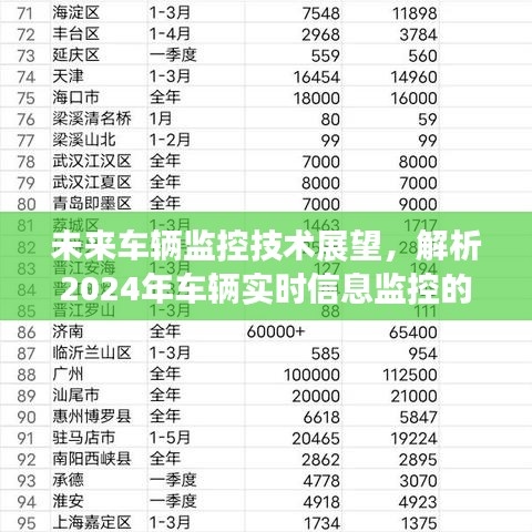 未来车辆监控技术展望，实时信息监控的优劣与观点解析（2024年展望）