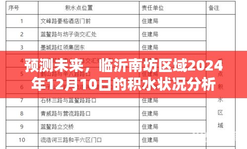 临沂南坊区域2024年积水状况预测分析报告，未来积水趋势分析