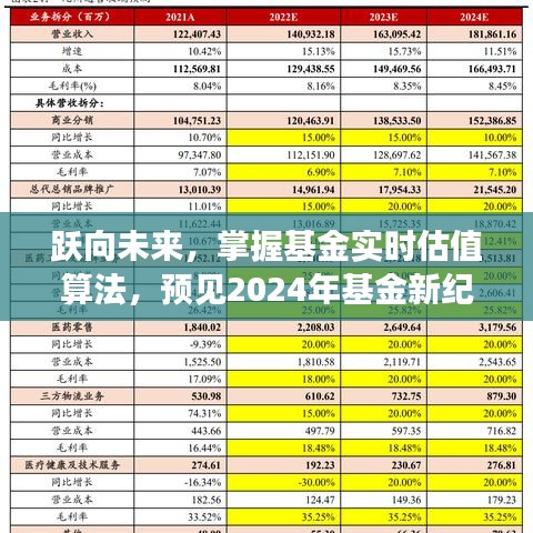 跃向未来，掌握实时估值算法，预见基金新纪元（2024展望）