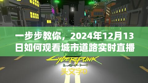 教你如何观看城市道路实时直播视频，2024年12月13日指南