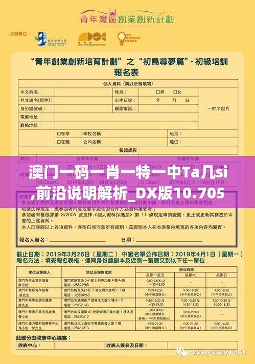 澳门一码一肖一特一中Ta几si,前沿说明解析_DX版10.705