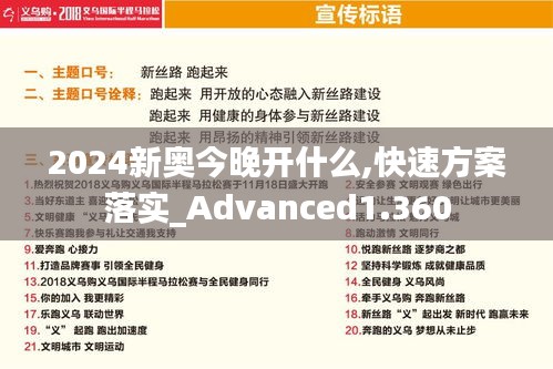 2024新奥今晚开什么,快速方案落实_Advanced1.360