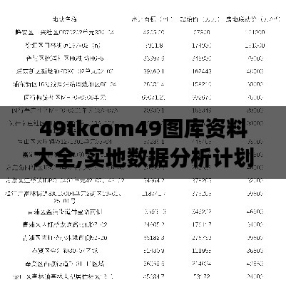 49tkcom49图库资料大全,实地数据分析计划_Q4.483