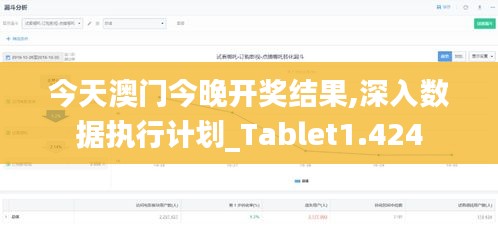 今天澳门今晚开奖结果,深入数据执行计划_Tablet1.424