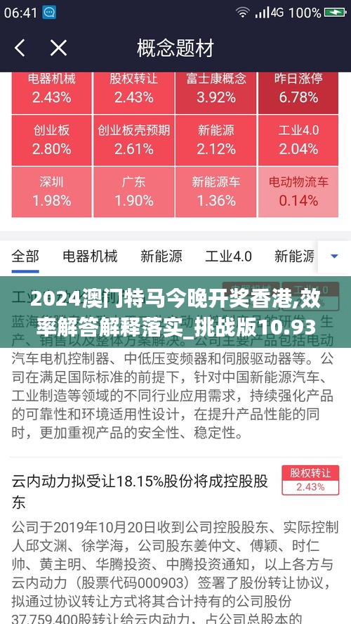 2024澳门特马今晚开奖香港,效率解答解释落实_挑战版10.930