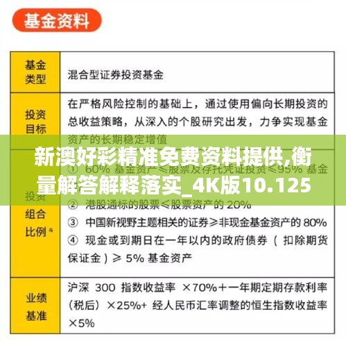 新澳好彩精准免费资料提供,衡量解答解释落实_4K版10.125