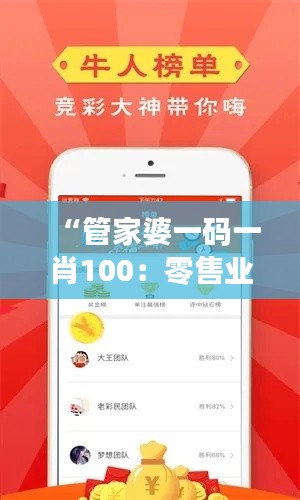 “管家婆一码一肖100：零售业智能促销系统”