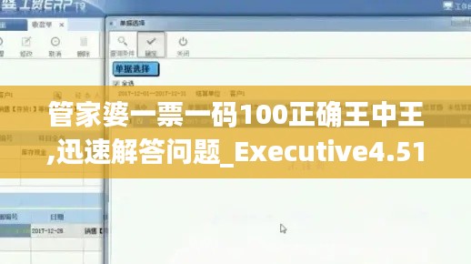 管家婆一票一码100正确王中王,迅速解答问题_Executive4.511